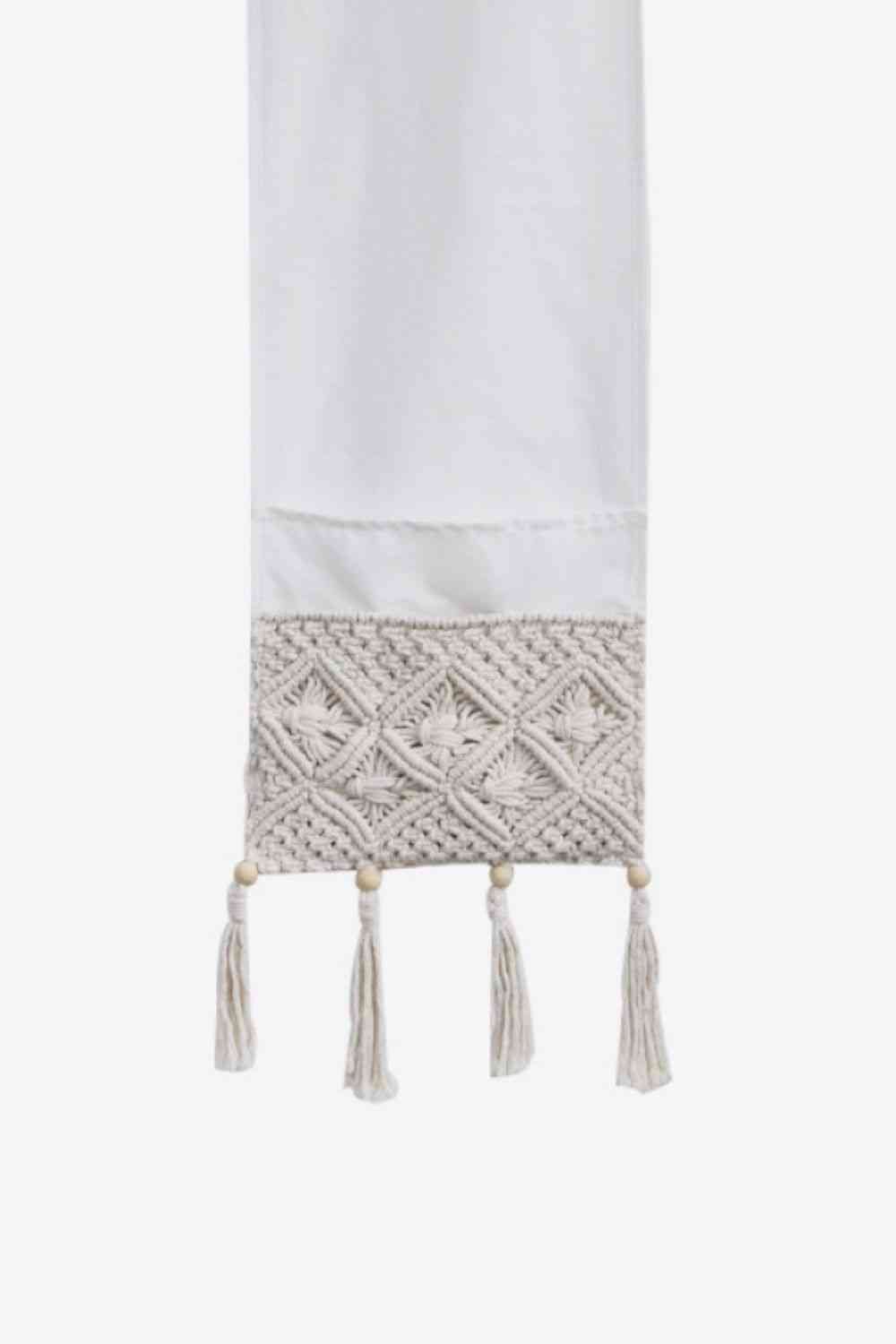 Macrame Sofa Armrest Magazine Holder - BloomBliss.com