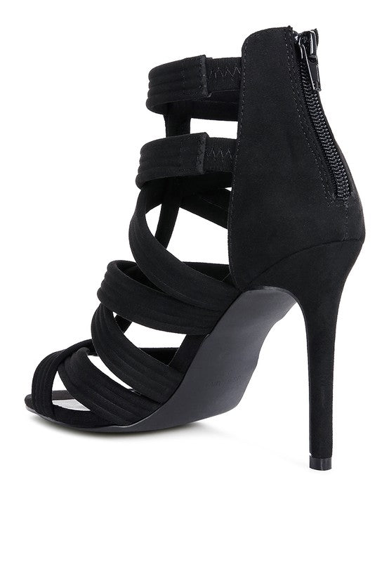Melena High Heeled Bandage Sandals - BloomBliss.com