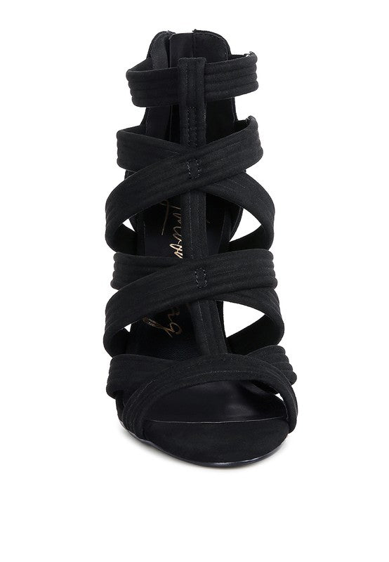 Melena High Heeled Bandage Sandals - BloomBliss.com