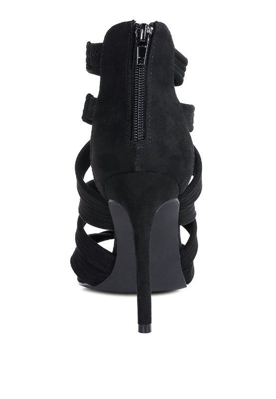 Melena High Heeled Bandage Sandals - BloomBliss.com