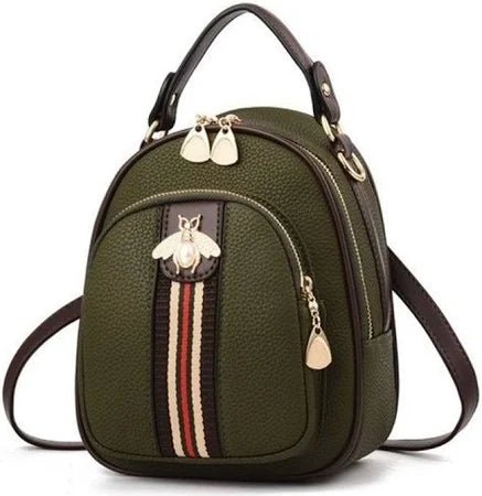 Mini Bee Emblem Backpack - BloomBliss.com