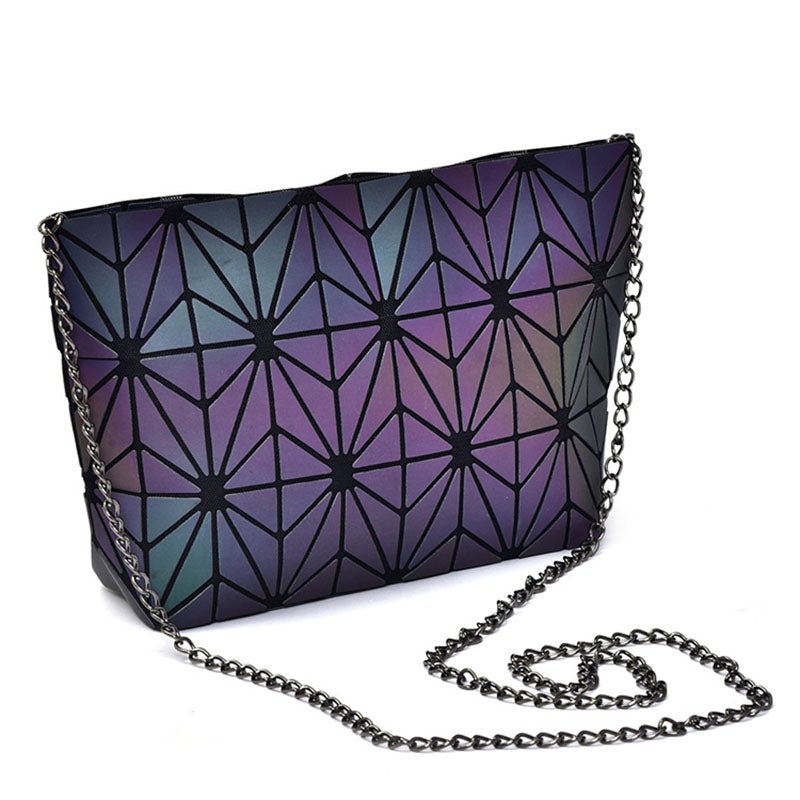 Mini Iridescent Geometric Tote Bag - BloomBliss.com