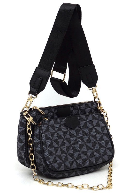 Monogram 2-in-1 Crossbody Bag - BloomBliss.com