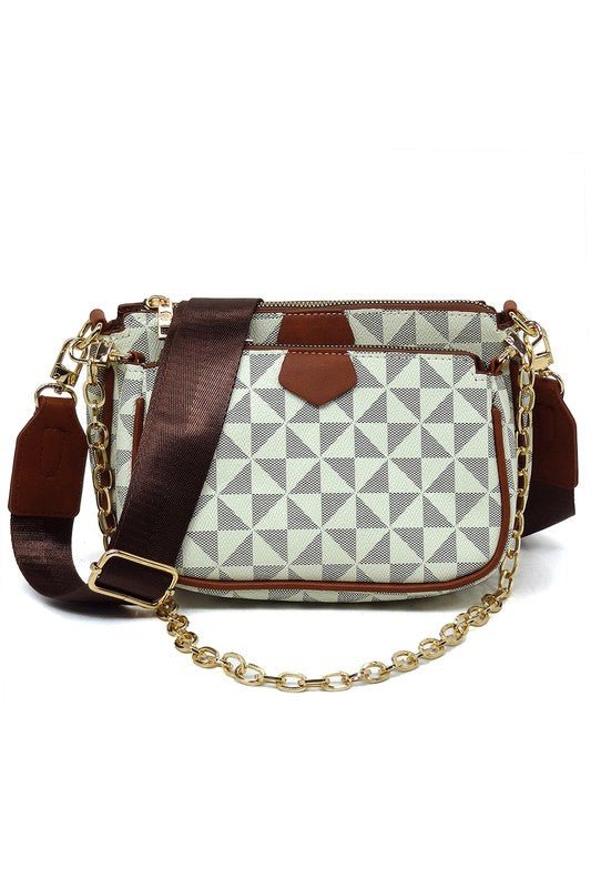 Monogram 2-in-1 Crossbody Bag - BloomBliss.com