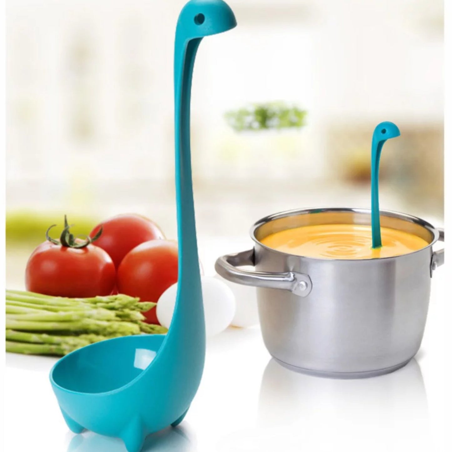 Nessie Dinosaur Soup Ladle - BloomBliss.com