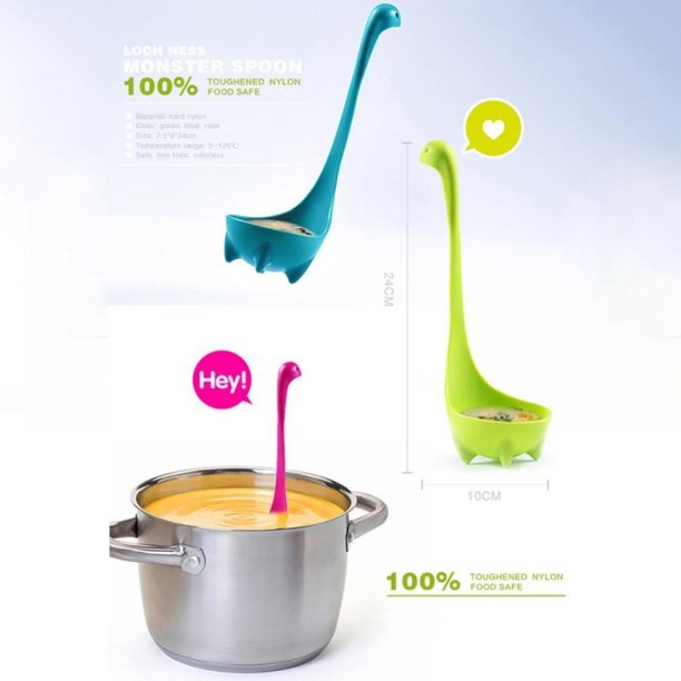 Nessie Dinosaur Soup Ladle - BloomBliss.com