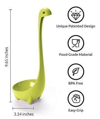 Nessie Dinosaur Soup Ladle - BloomBliss.com