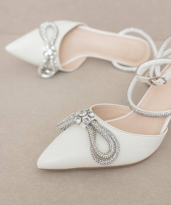 OASIS SOCIETY Chelsea - Bow Front Kitten Heel - BloomBliss.com