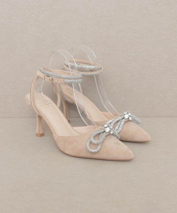 OASIS SOCIETY Chelsea - Bow Front Kitten Heel - BloomBliss.com