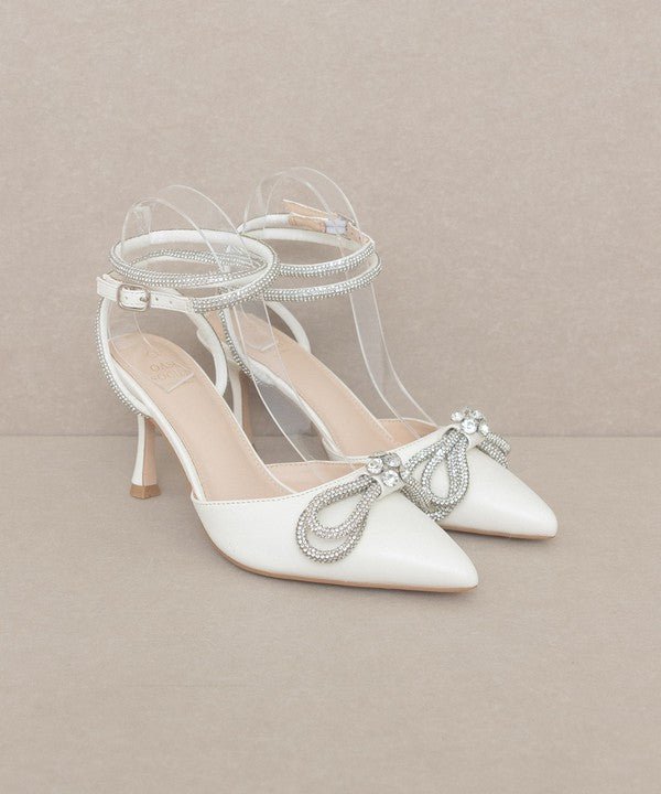 OASIS SOCIETY Chelsea - Bow Front Kitten Heel - BloomBliss.com