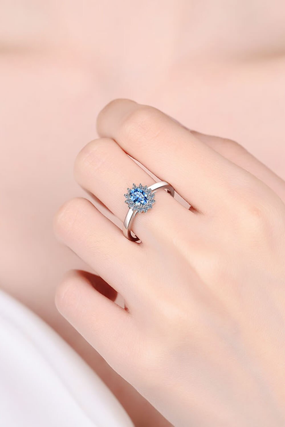 On My Own Moissanite Ring - BloomBliss.com