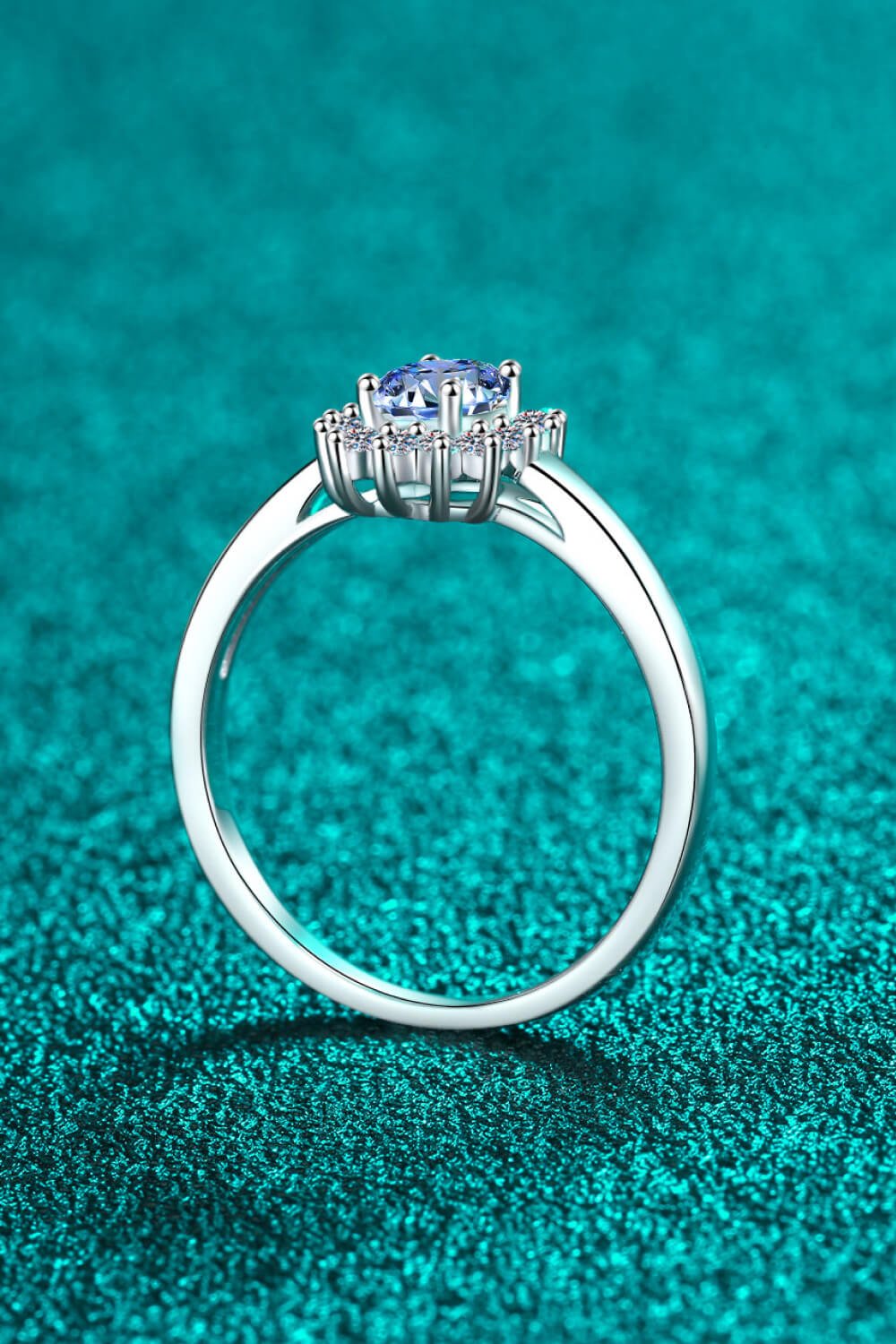 On My Own Moissanite Ring - BloomBliss.com
