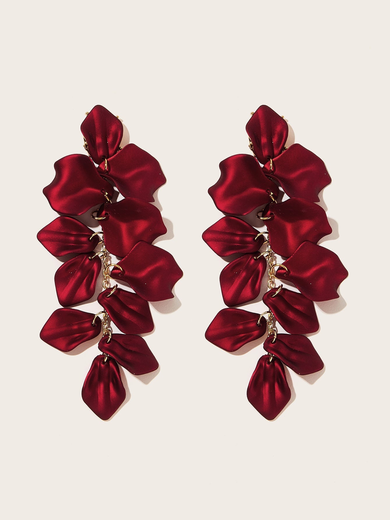 Glamorous Petal Drop Earrings - BloomBliss.com