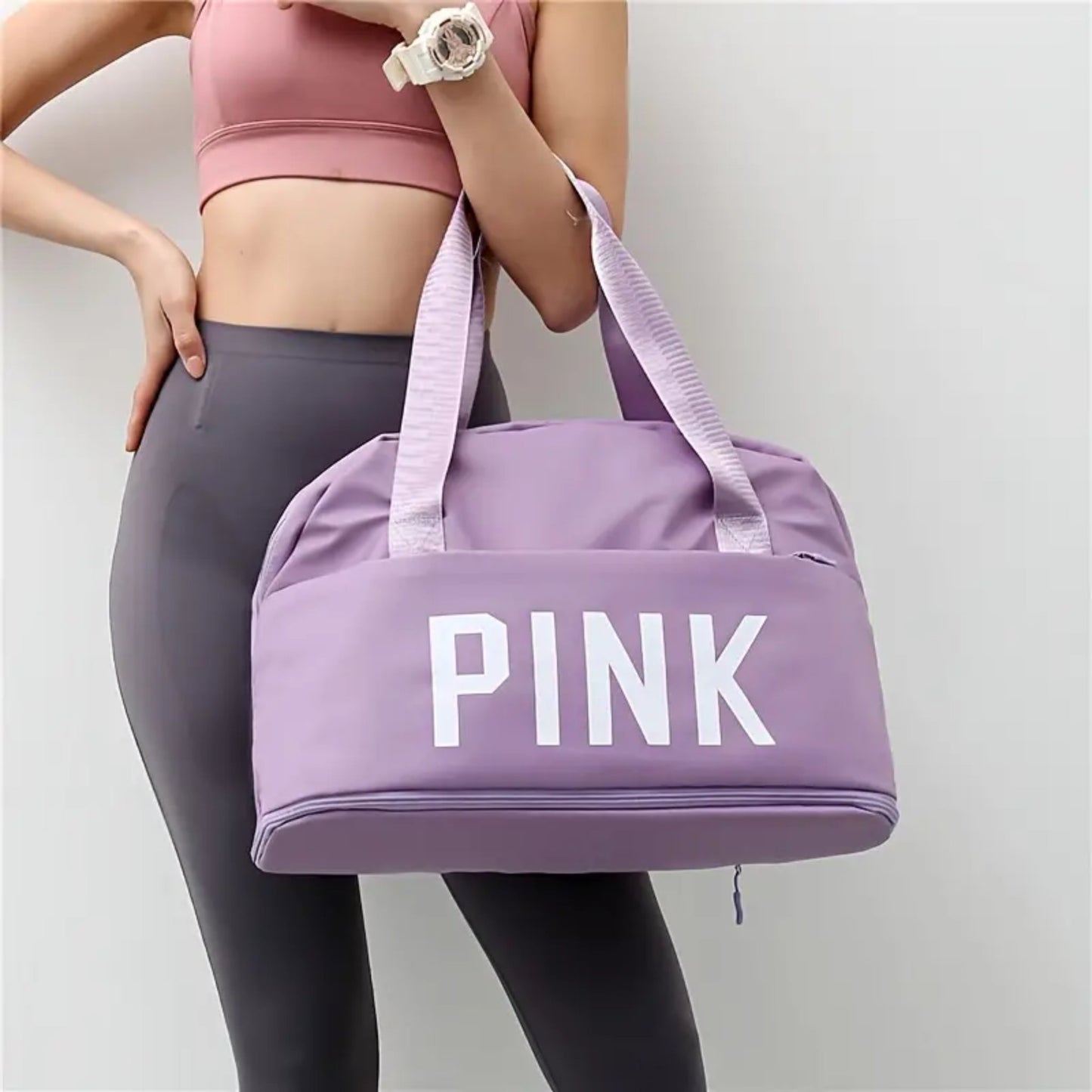 PINK Expandable Duffel Bags - BloomBliss.com