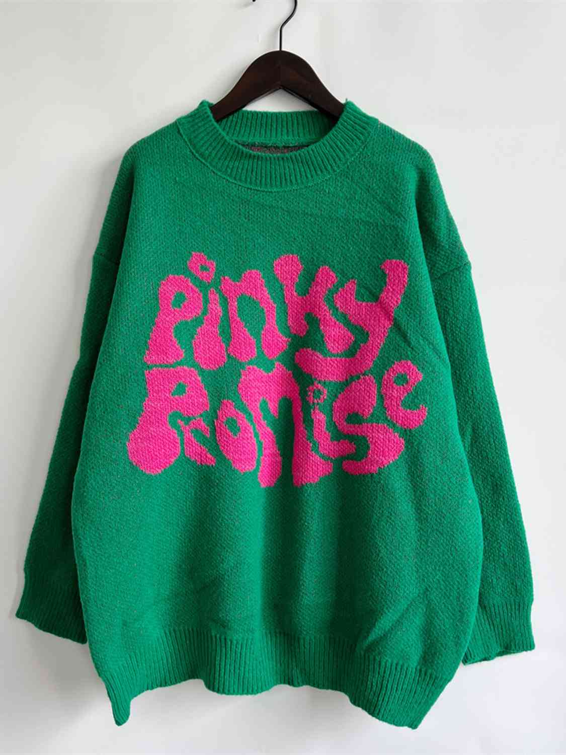 PINKY PROMISE Graphic Sweater - BloomBliss.com