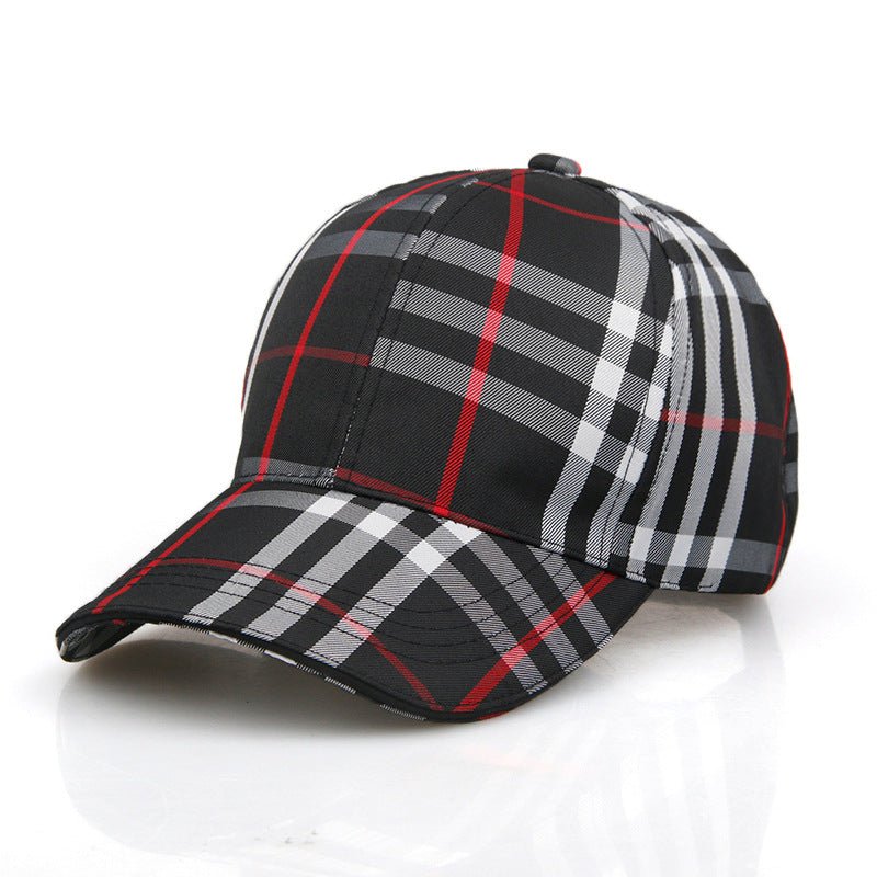 Plaid Baseball Cap - BloomBliss.com