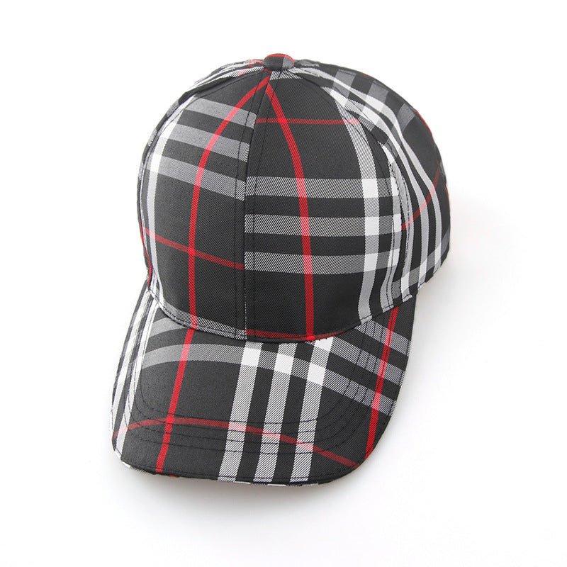 Plaid Baseball Cap - BloomBliss.com