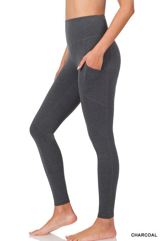 Pocket Full Length Leggings - BloomBliss.com