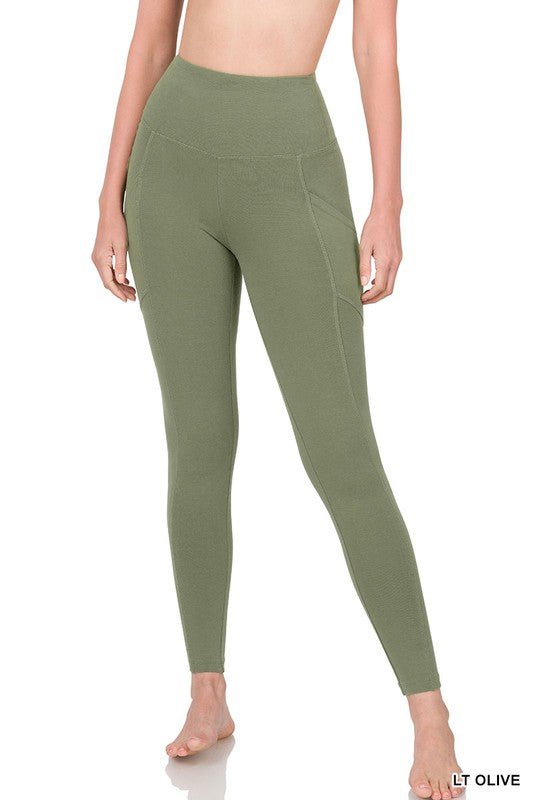 Pocket Full Length Leggings - BloomBliss.com