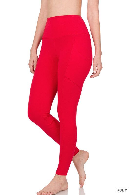 Pocket Full Length Leggings - BloomBliss.com