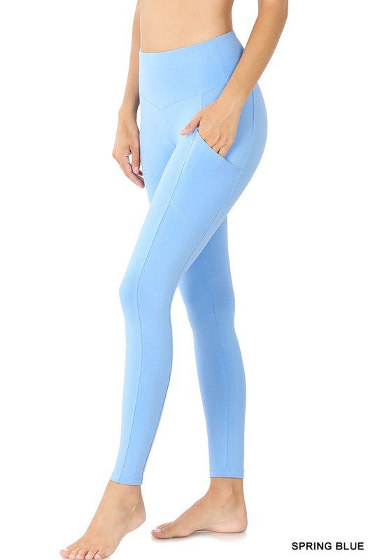 Pocket Full Length Leggings - BloomBliss.com