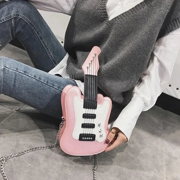 Pretty Pink Guitar Cross Body Bag - BloomBliss.com