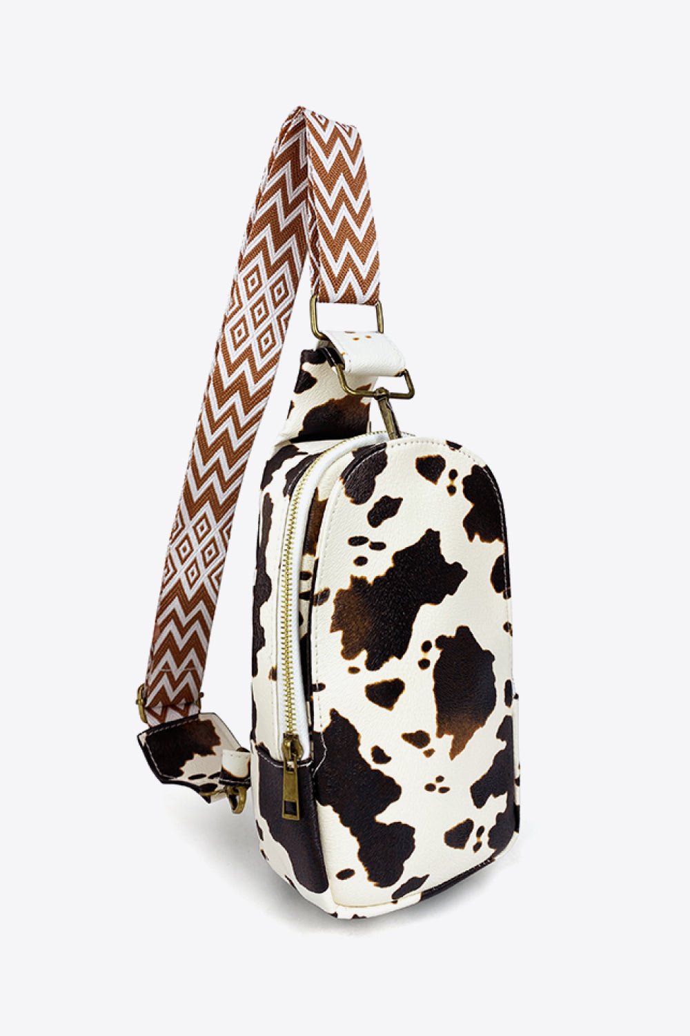 Printed PU Leather Sling Bag - BloomBliss.com