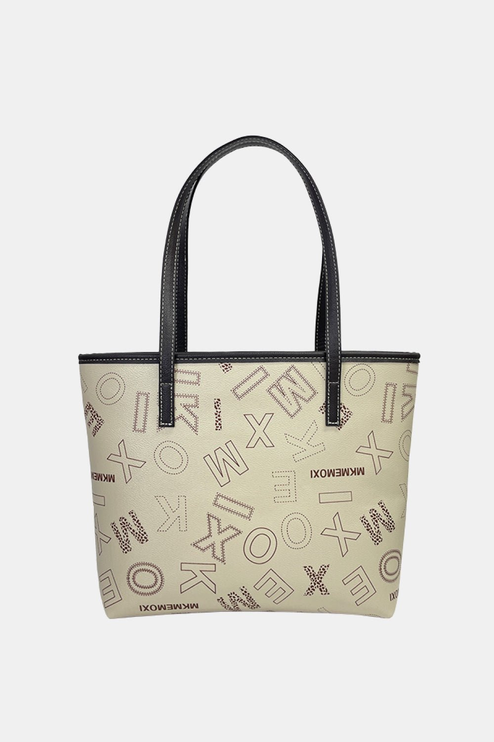 Printed PU Leather Tote Bag - BloomBliss.com