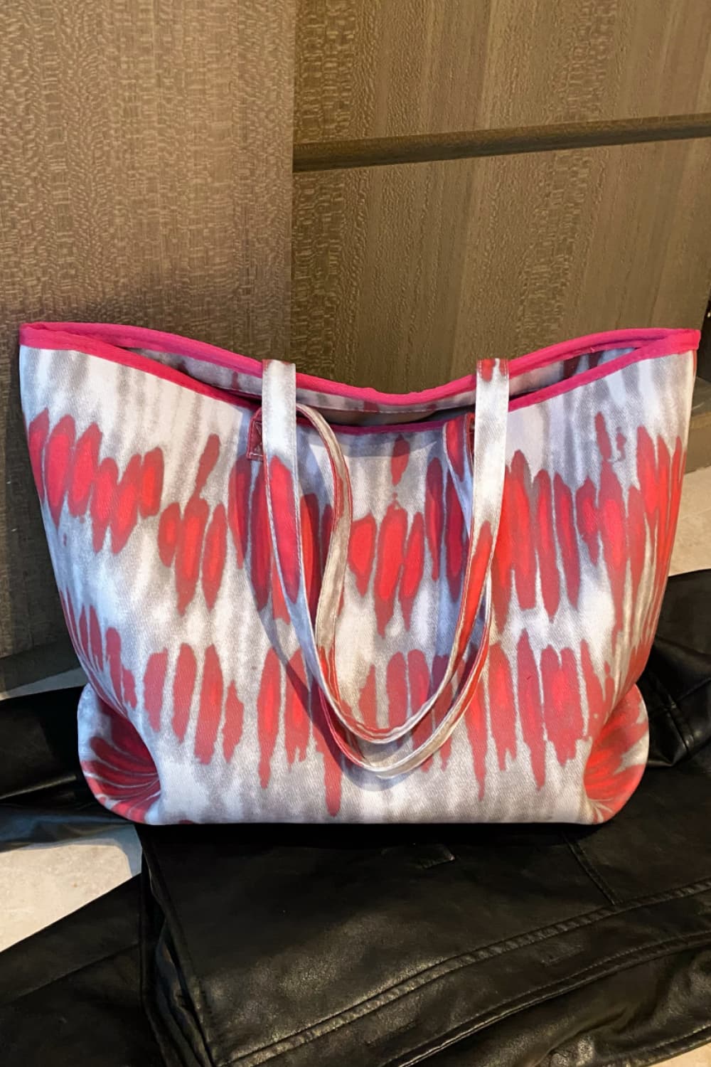 Printed PU Leather Tote Bag - BloomBliss.com