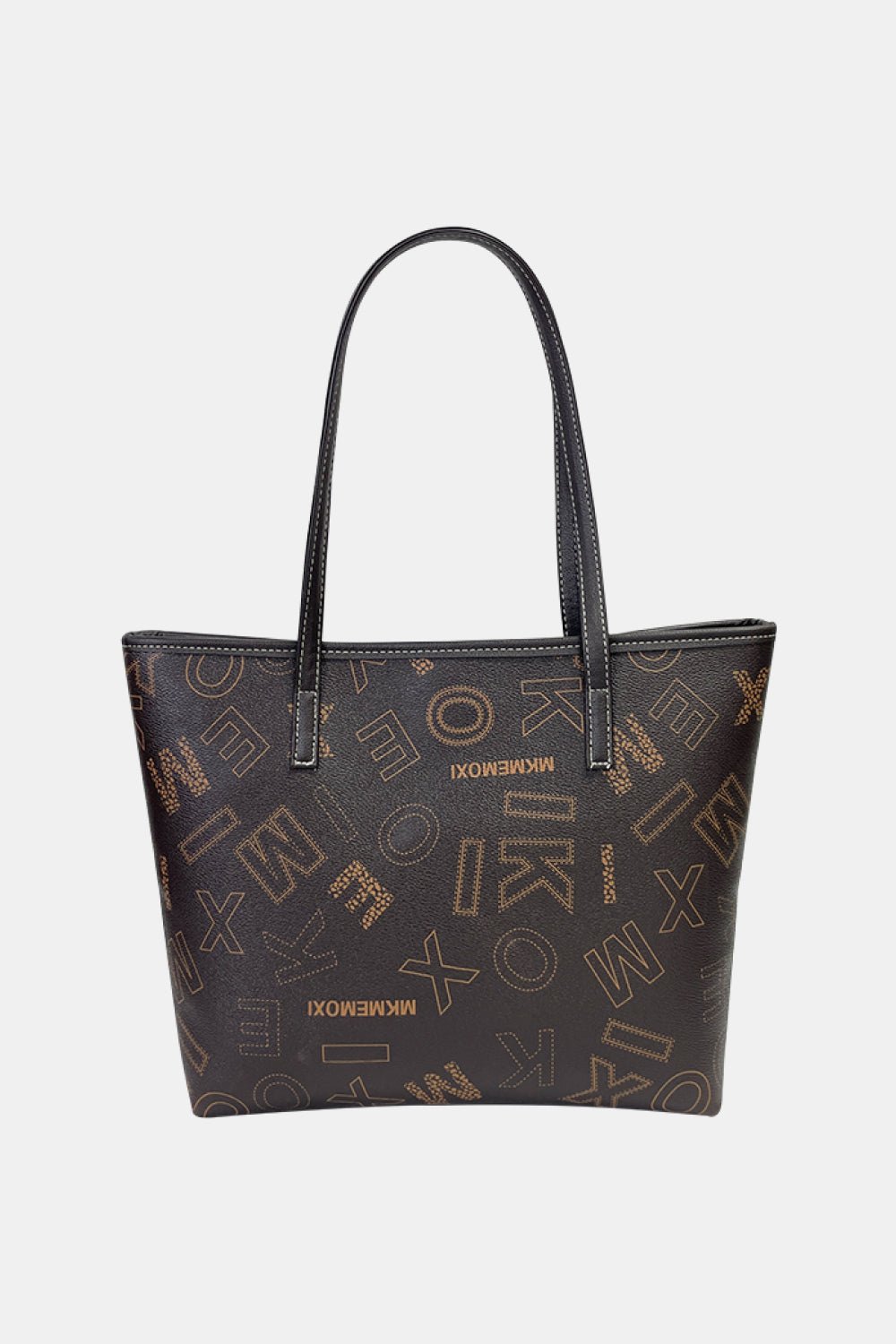 Printed PU Leather Tote Bag - BloomBliss.com