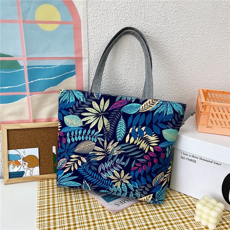 Printed Tote Shoulder Bag - BloomBliss.com
