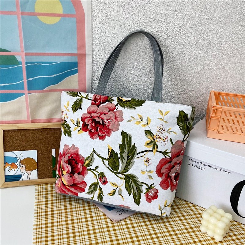 Printed Tote Shoulder Bag - BloomBliss.com