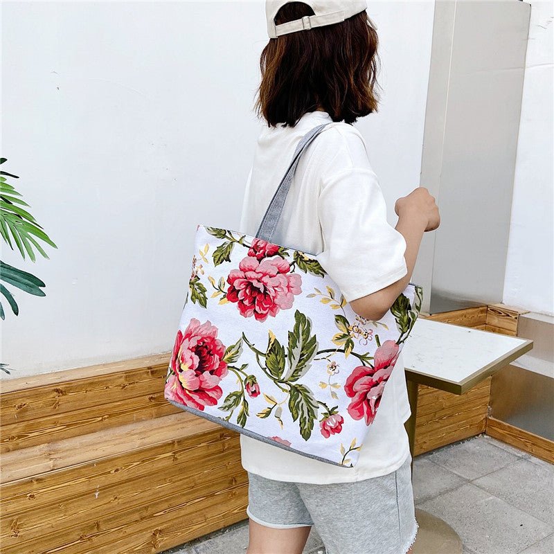 Printed Tote Shoulder Bag - BloomBliss.com