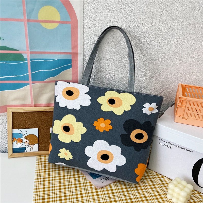 Printed Tote Shoulder Bag - BloomBliss.com
