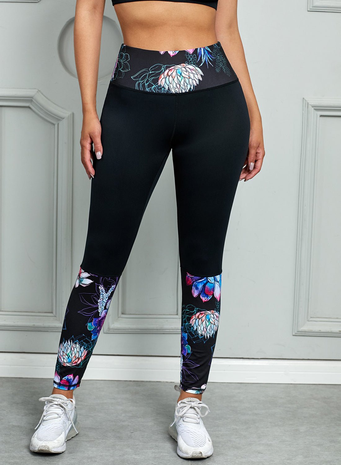 Wide Waistband Adjustable Waist Leggings – cocoblossom