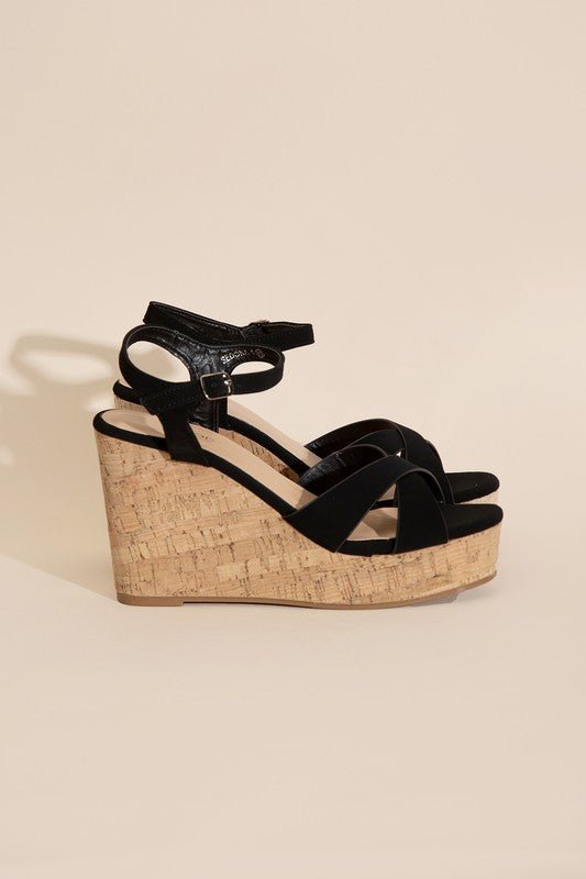 SEDONA-1 WEDGE HEEL SANDALS - BloomBliss.com