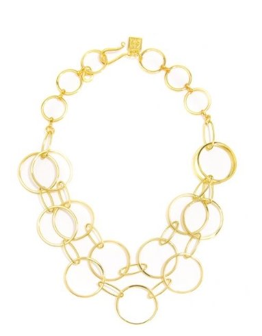 Shiny Connecting Circle Necklace - BloomBliss.com
