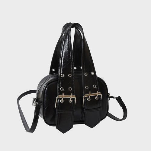 Small PU Leather Handbag - BloomBliss.com