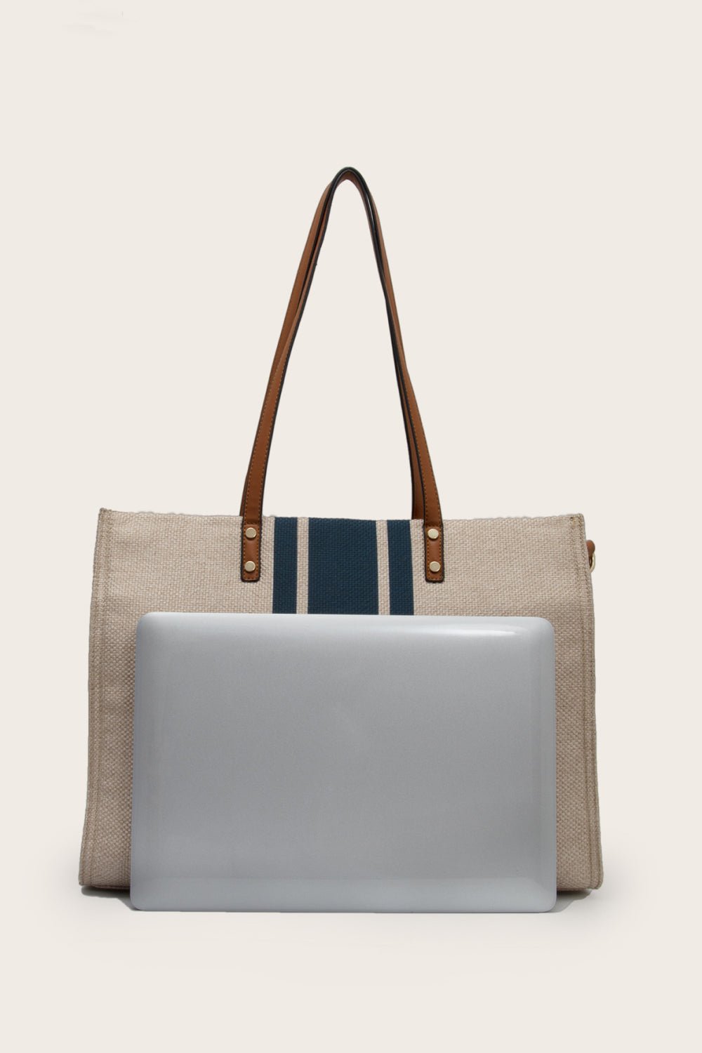 Striped Tote Bag - BloomBliss.com