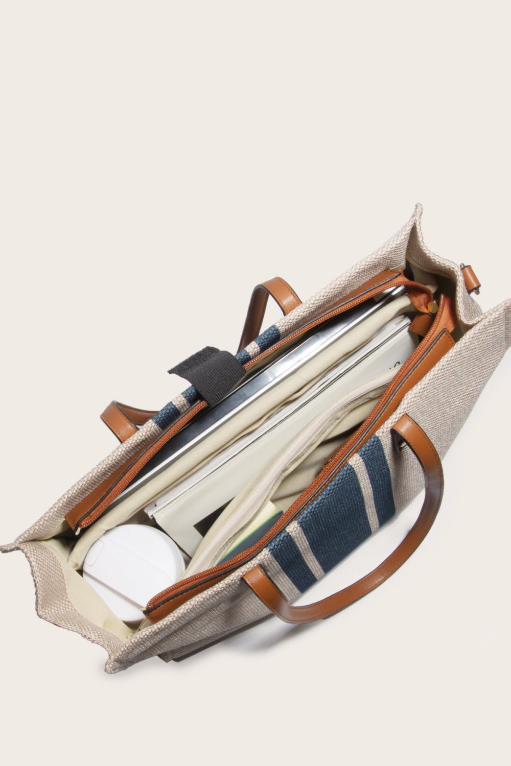 Striped Tote Bag - BloomBliss.com