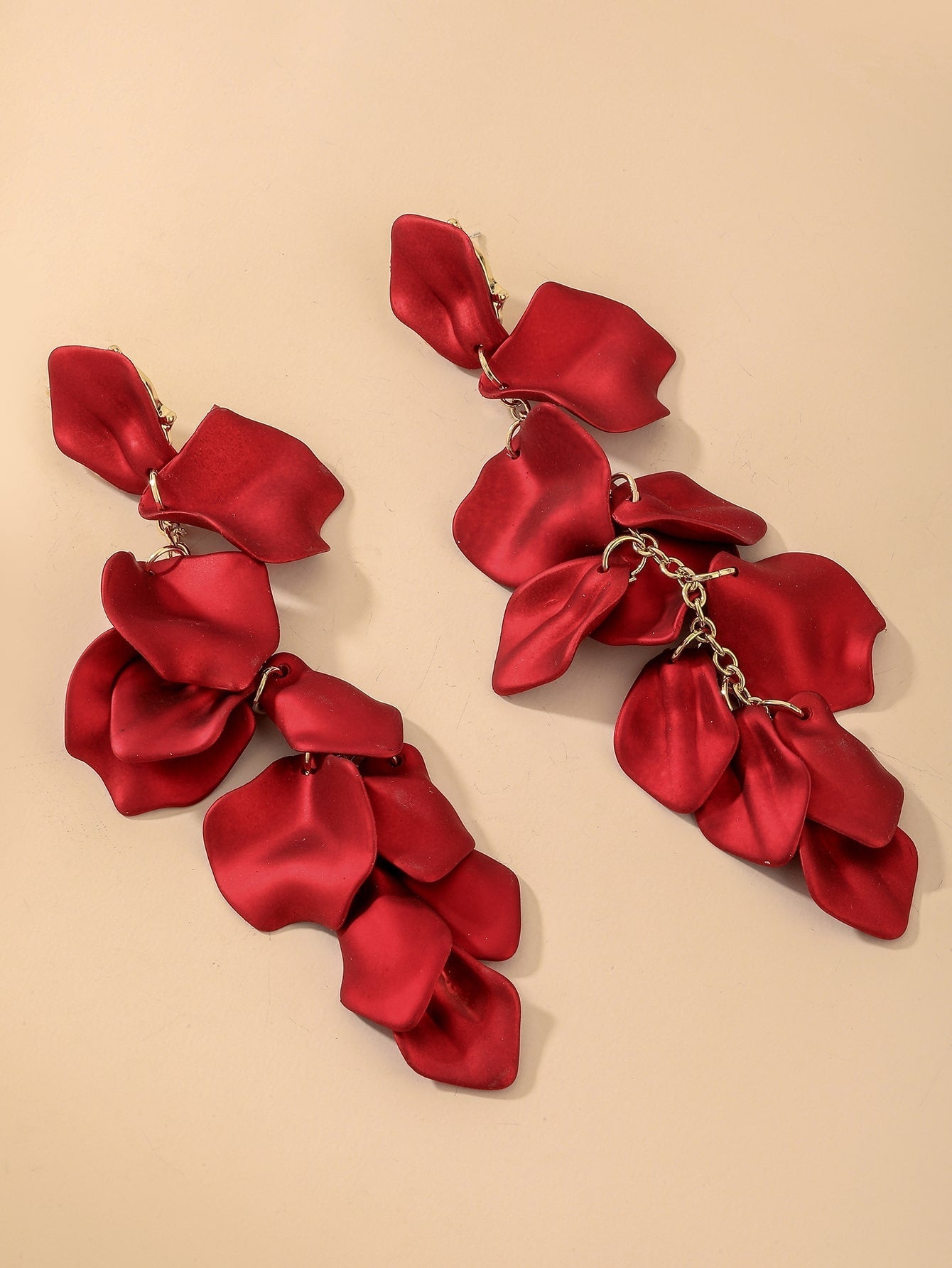 Glamorous Petal Drop Earrings - BloomBliss.com