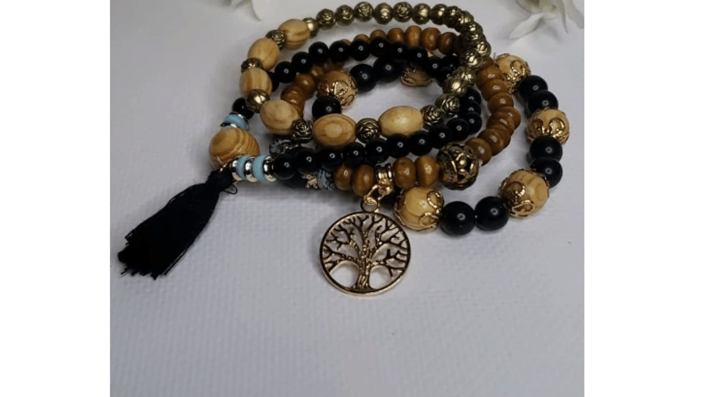 Tree of Life Beaded Multilayer Bracelet - BloomBliss.com