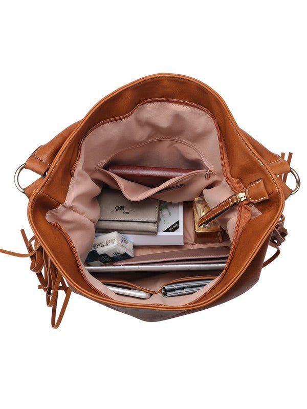Women hobo bag finge purse - BloomBliss.com