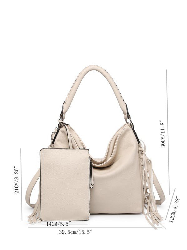 Women hobo bag finge purse - BloomBliss.com