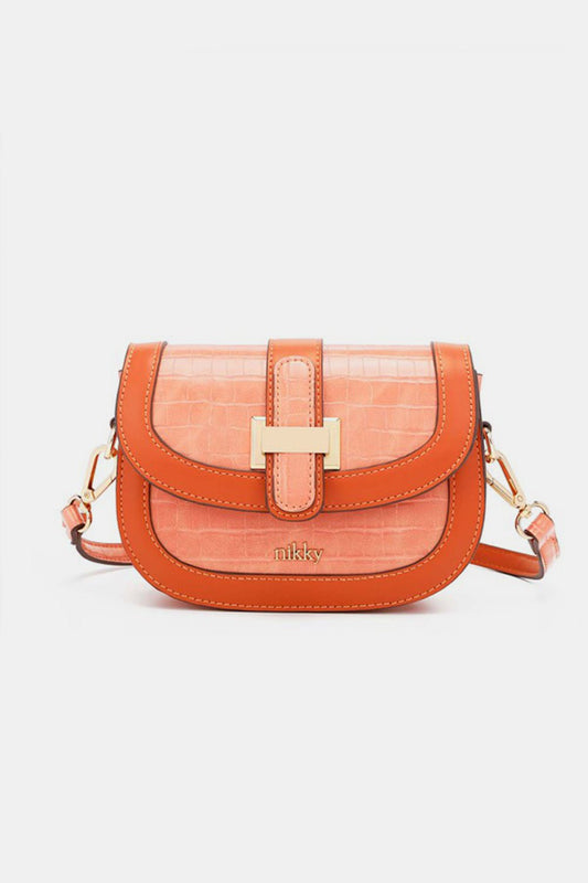 Nicole Lee USA Croc Embossed Crossbody Bag - BloomBliss.com