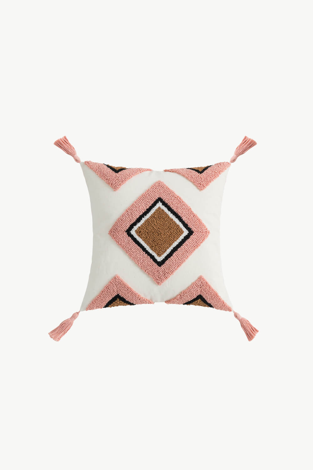 4 Styles Geometric Graphic Tassel Pillow Cover - BloomBliss.com