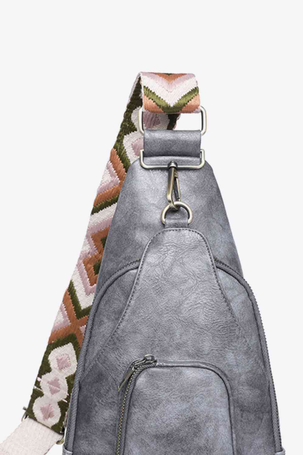 Adored Take A Trip PU Leather Sling Bag - BloomBliss.com