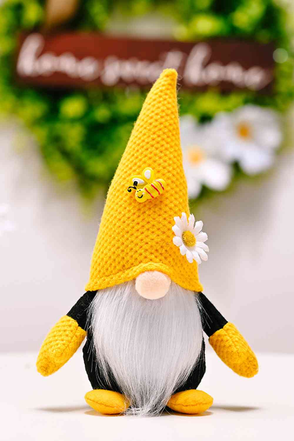 Bee and Flower Decor Faceless Gnome - BloomBliss.com