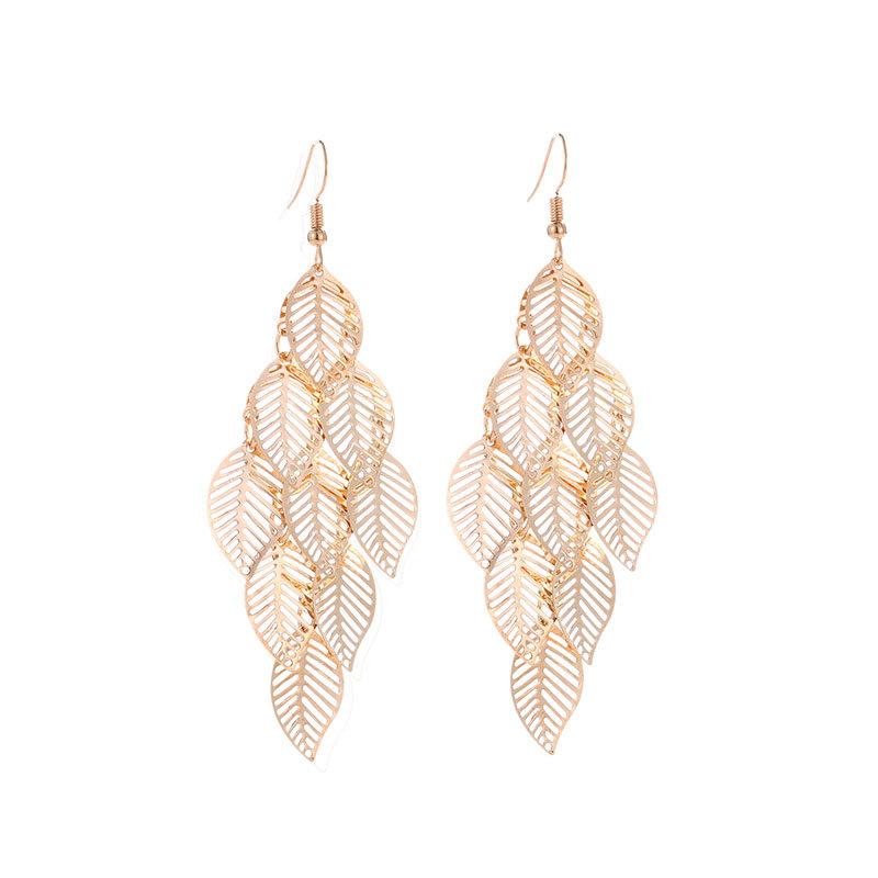 Chandelier Leaves Earrings - BloomBliss.com