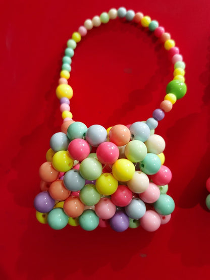 Colorful Bead Bag for Girls - BloomBliss.com